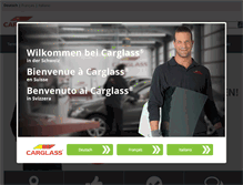 Tablet Screenshot of carglass.ch