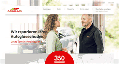 Desktop Screenshot of carglass.de