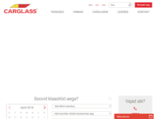 Tablet Screenshot of carglass.ee