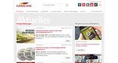 Desktop Screenshot of presse.carglass.de