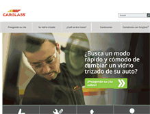 Tablet Screenshot of carglass.cl